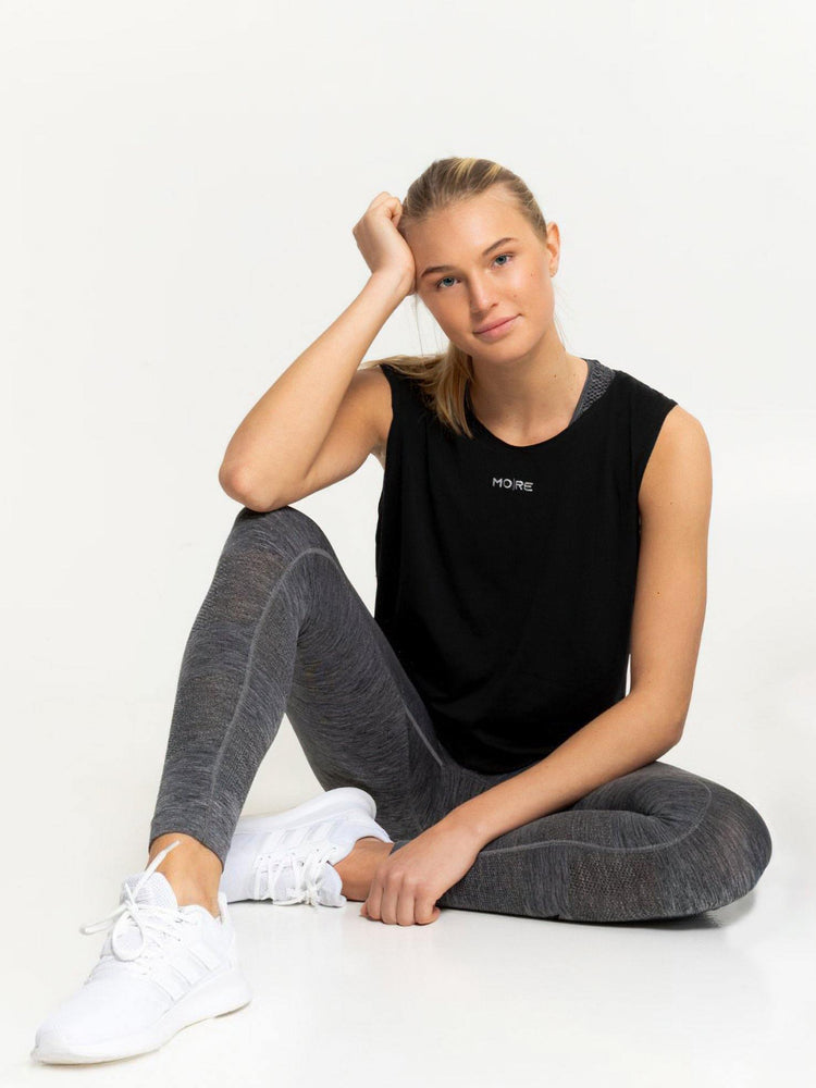 Amadora Tank Top - Black - Movement Revolution