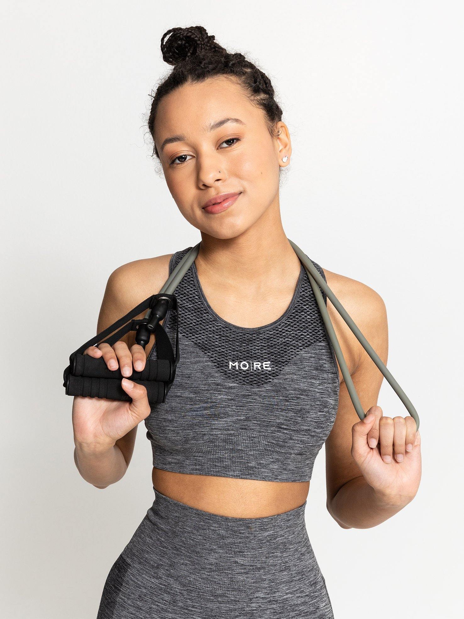 Alana Seamless Bra - Black - Movement Revolution