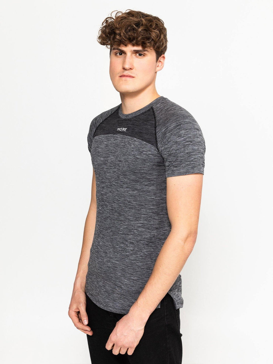 Ares Seamless Tee - Black - Movement Revolution