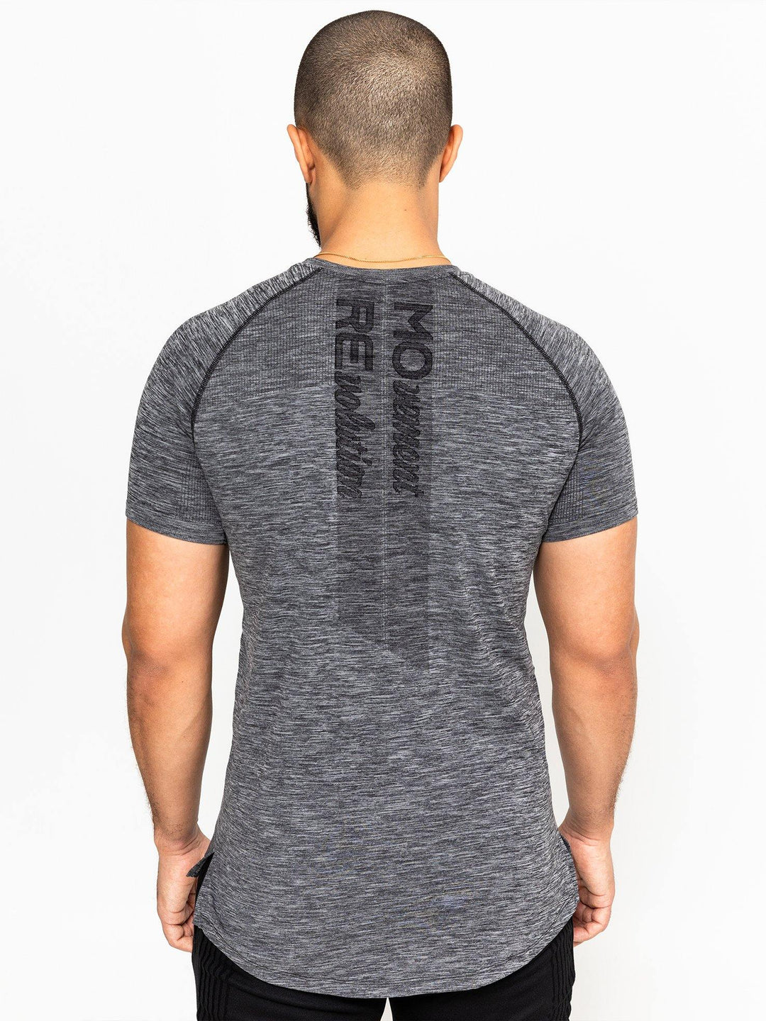 Ares Seamless Tee - Black - Movement Revolution