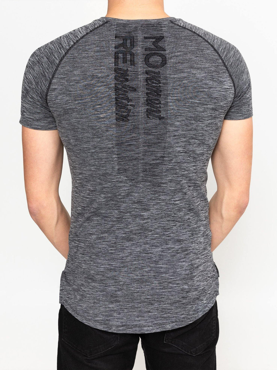 Ares Seamless Tee - Black - Movement Revolution